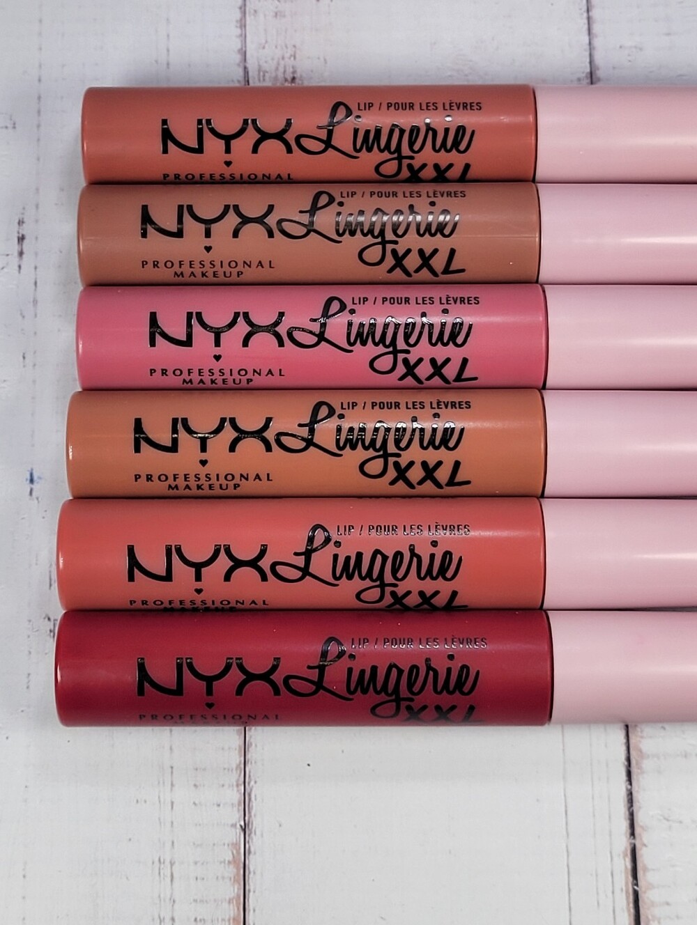 NYX 6 Piece Lip Lingerie XXL Long-Lasting Matte Liquid Lipstick Bundle NEW! - Picture 3 of 9